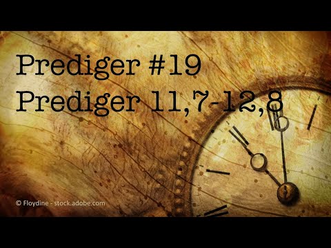 Sermon series: The Book of Ecclesiastes (19/20) - Ecclesiastes 11:7-12:8 | Jürgen Fischer