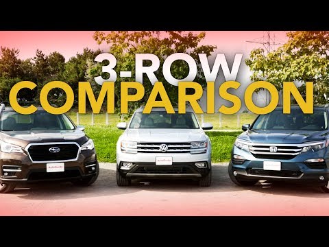 2019 Subaru Ascent vs Honda Pilot vs VW Atlas: Three-Row-Throwdown