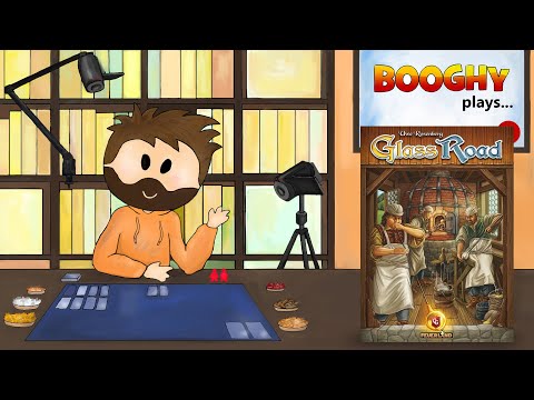 Booghy plays... The Glass Road(2p, Rules Overview, Playthrough, Review)