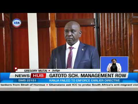 IG Douglas Kanja in court over Gatoto Primary ownership dispute