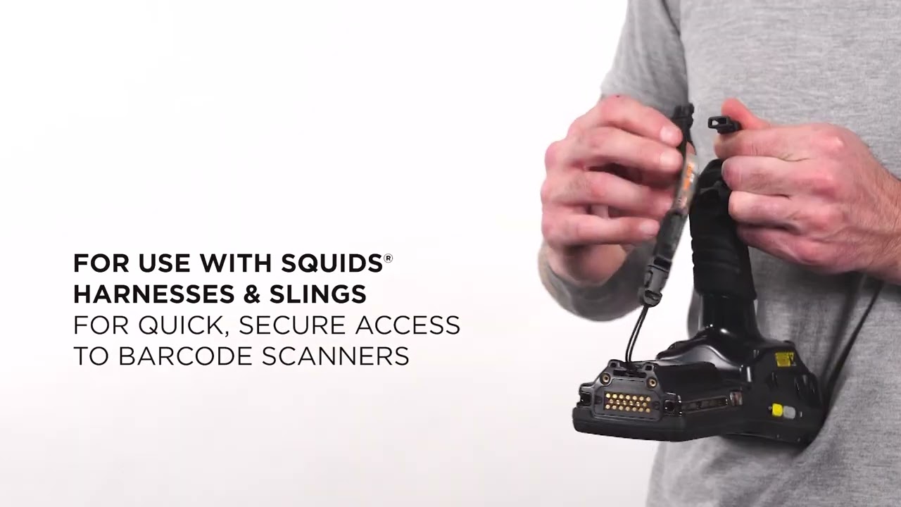 Secure Multiple Scanners for Convenient Tethering with the Squids® 3133 Scanner Loop Attachments