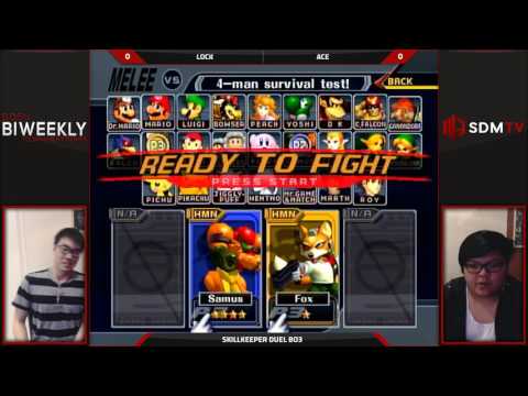 SDSU Biweekly 60 - Lock (Samus) vs. Ace (Fox) - SSBM SkillKeeper Duel - Smash Melee