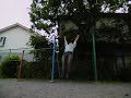 Reverse grip 45 Muscle ups in one set　逆手マッスルアップ45回