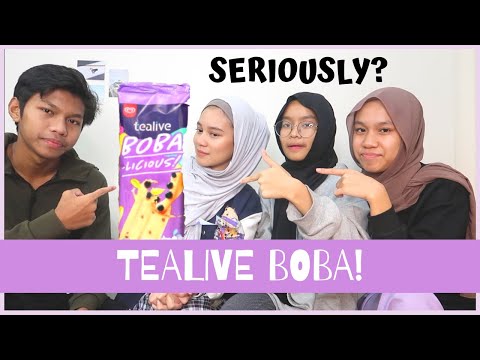 We Tried Wall’s X Tealive Boba Ice Cream!