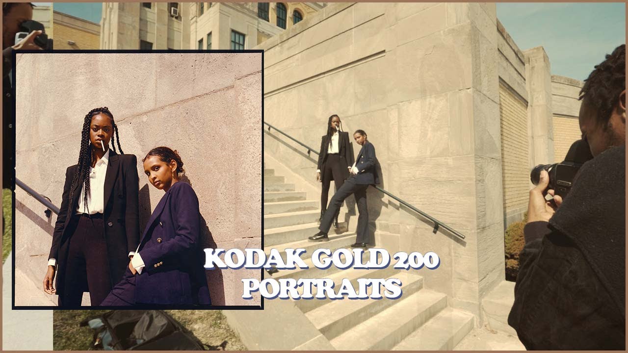 Testing KODAK GOLD 200 on Darkskin Tones - Film Portraits & Fashion