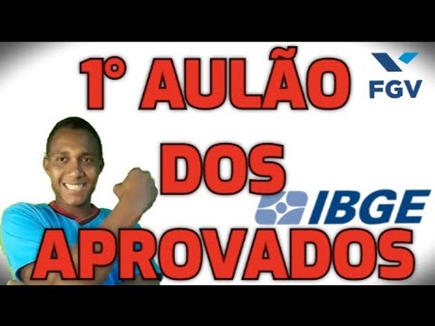 1° AULÃO PARA O IBGE 2022... clube dos aprovados