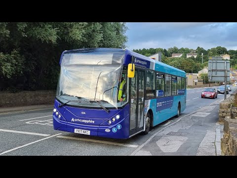 Arriva Yorkshire 1074 YX17 NKC - "new engine"