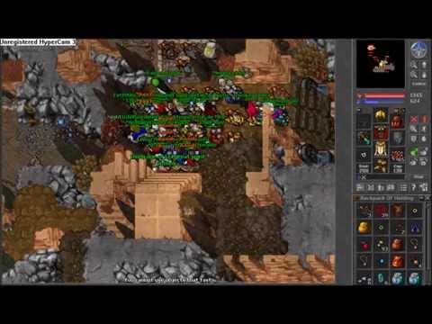 Killing Gaz'Haragoth in Tibia on Shanera