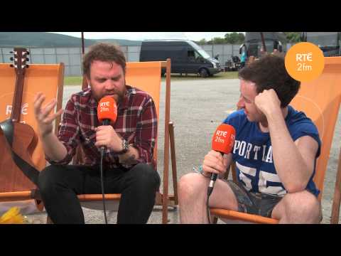 Scott Hutchison from Frightened Rabbit chats to Paddy McKenna at Longitude 2013