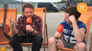 Scott Hutchison from Frightened Rabbit chats to Paddy McKenna at Longitude 2013