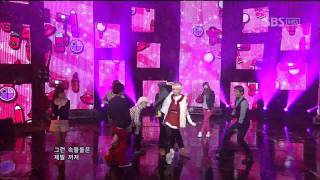 FATCAT-Is Being Pretty Everything (예쁜 게 다니) @SBS Inkigayo 인기가요 20120108