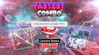 CDK GOD FASTEST 💀⚡COMBO  with REWORKED LIGHTNING and OFF SCREEN SHAKE  ... | Blox fruits PVP