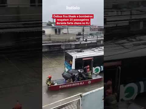 CHUVA FORTE CAUSA VÁRIOS PONTOS DE ALAGAMENTO NO RIO DE JANEIRO NESTA QUARTA