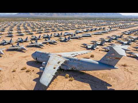 Inside The Massive Secret GRAVEYARD Where Billion $ Jets Go To Die