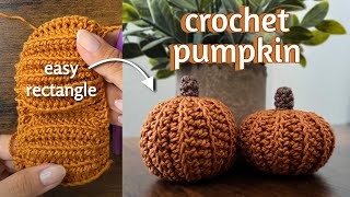 Easy Crochet Mini Pumpkin Amigurumi Tutorial | Crochet Fall Decor