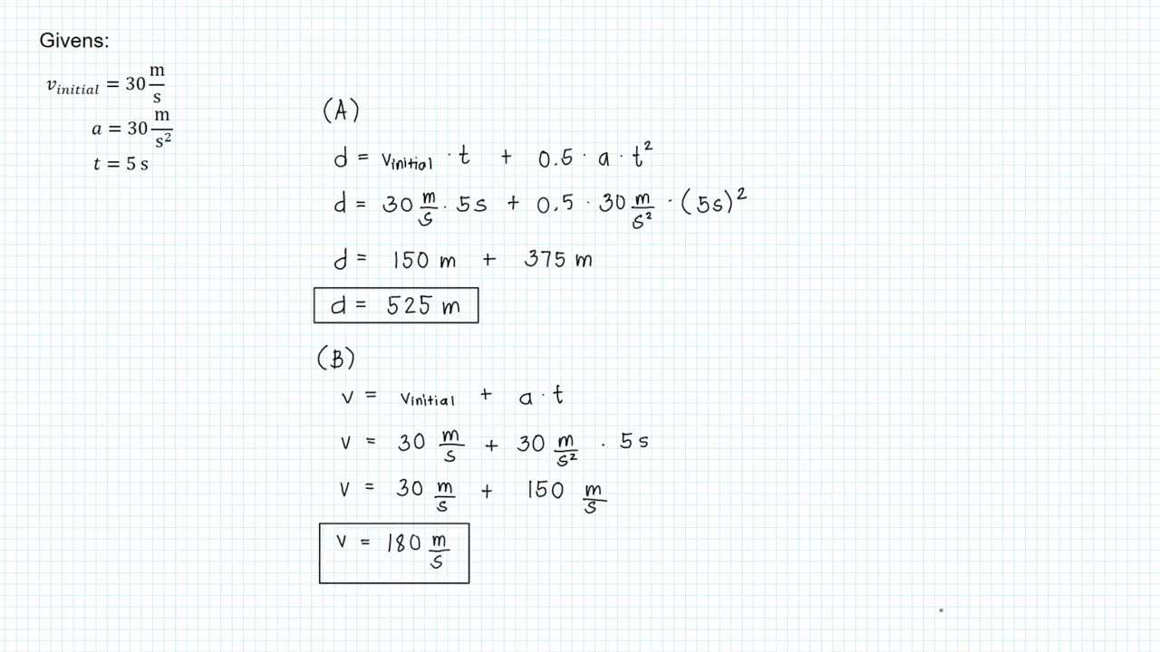 A particle moves in a straight line with an initial velocity Quizlet
