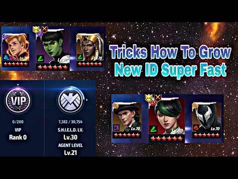 Tricks How To Grow New ID Super Fast - Marvel Future Fight