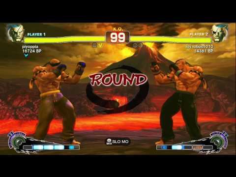 AFG [Sagat] vs los lobos [Sagat] SSF4 Japanese Online Ranked Matches - TRUE-HD