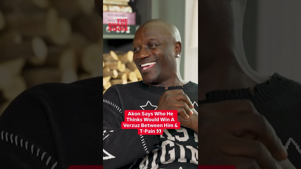 Akon Reveals Who Would Win In A Verzuz Battle Between Him & T Pain! #akon #tpain #verzuz