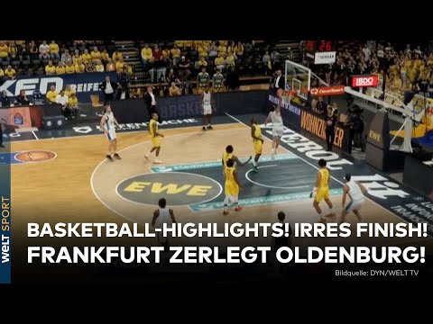 BASKETBALL: Abreibung zum Saisonstart! EWE Baskers Oldenburg - Skyliners Frankfurt | Highlights #bbl