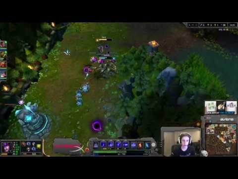 Bjergsen Syndra vs Akali [Challenger Ranked solo queue mid]