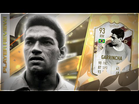 HE IS GLITCHED!!!!! 93 RATED WORLD CUP ICON GARRINCHA PLAYER REVIEW - FIFA 23 ULTIMATE TEAM
