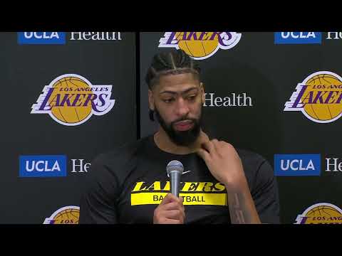 Anthony Davis postgame interview LAL 133, MIL 129 #lakers #lal #nba