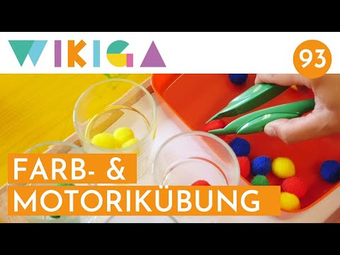 FARB- UND MOTORIKÜBUNG | WIKIGA - Wie im Kindergarten