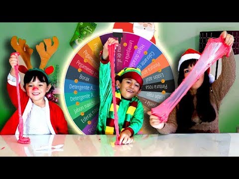 Ruleta de Slime de navidad con Supermanualidades -Mi Playroom-