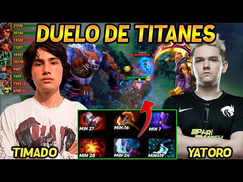 😱¡ TITANES ! TIMADO SE ENFRENTA AL ANTIMAGE DE YATORO! - DOTA DE ALTO NIVEL