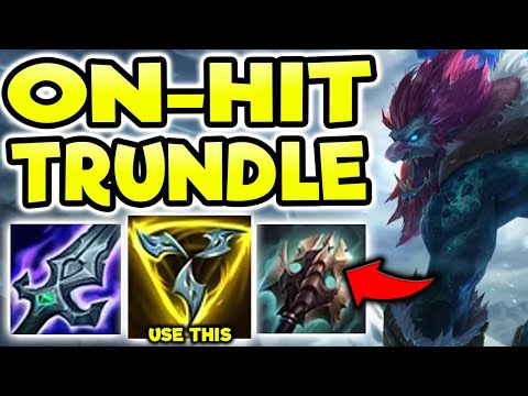 ON-HIT TRUNDLE RETURNS! NOW STRONGER THAN EVER - S11 TRUNDLE TOP GAMEPLAY (Season 11 Trundle Guide)