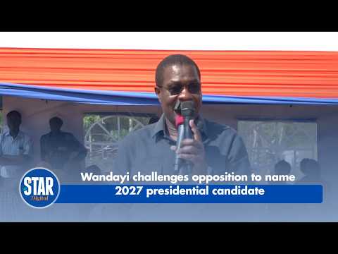 Wandayi Challenges Opposition to Name 2027 Presidential Candidate