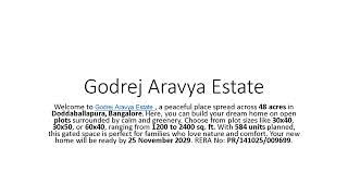 Godrej Aravya Estate
