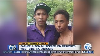 Father and son murdered on Detroit's west side, no arrests yet