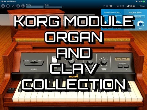KORG Module - Organ And Clav Collection - Demo for the iPad