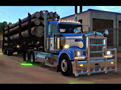 ATS S2 E15: TAKING WOOD TO STOCKTON CALIFORNIA!!!!!!!!! AMERICAN TRUCK SIMULATOR.