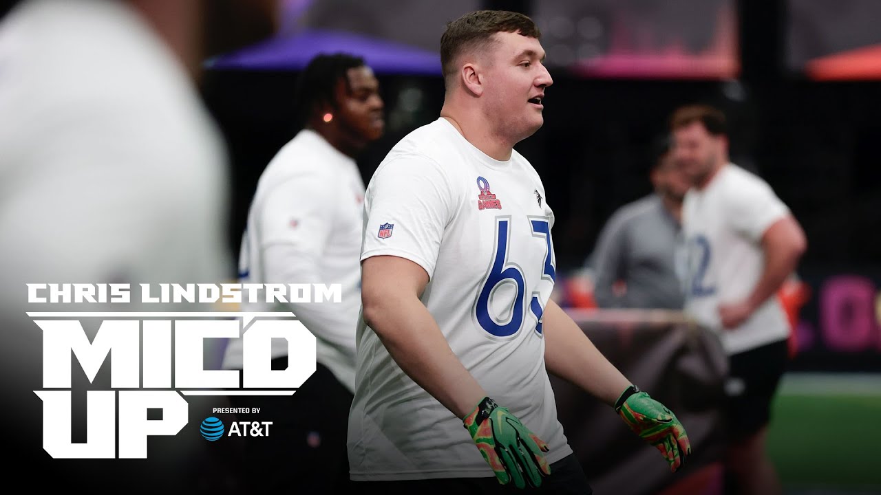 Chris Lindstrom is mic'd up at the 2026 Pro Bowl Games | Atlanta Falcons