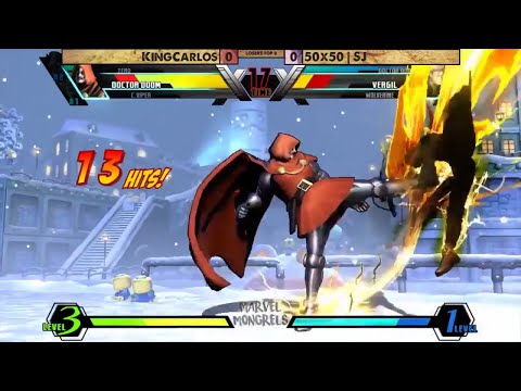 UMVC3 Marvel Mongrels Top 8 (KINGCARLOS) vs (50X50 SJ)