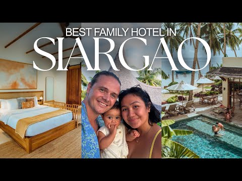 BEST FAMILY HOTEL in Siargao Island!? WE FOUND IT! | Family Travel Vlog Philippines