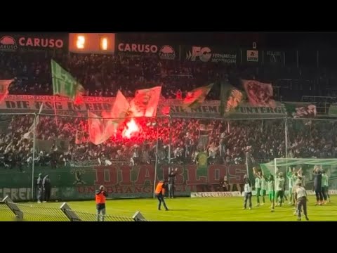 Pyro BSG Chemie Fans in Alfred-Kunze-Sportpark | BSG Chemie Leipzig vs Chemnitzer FC 2:1 "04.03.26"