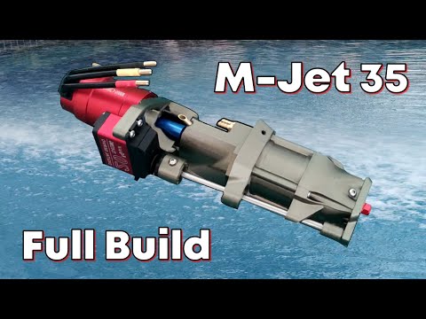 M-Jet 35 Full Build 3D Printed Water Jet Pump for Rc Boats..