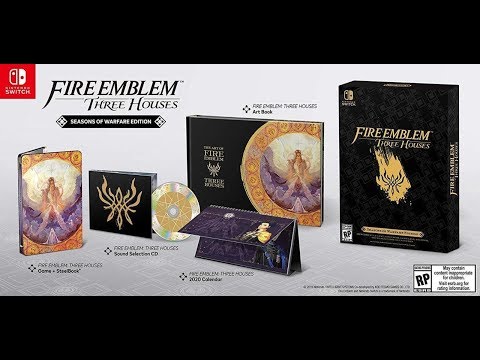 FIRE EMBLEM: THREE HOUSES - Seasons Of Warfare Special edition UNBOXING