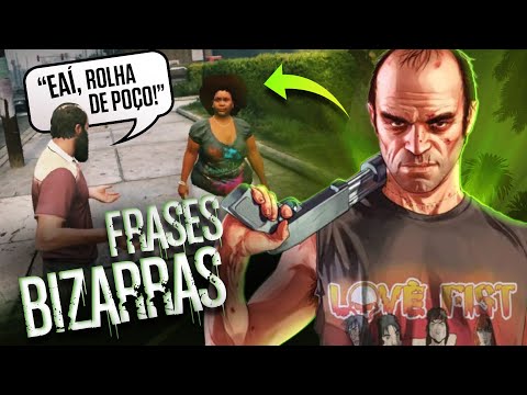Frases BIZARRAS que o Trevor diz aos NPCs no GTAV - Dublado PT-BR
