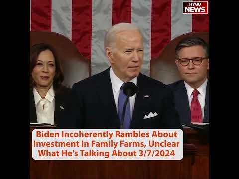 Biden SOTU: Wish I Was Cognitively Impaired; Confused, Gaffes