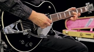 Video thumbnail for Gretsch Guitars G6128T George Harrison Duo Jet Electric Guitar by Musician's Friend