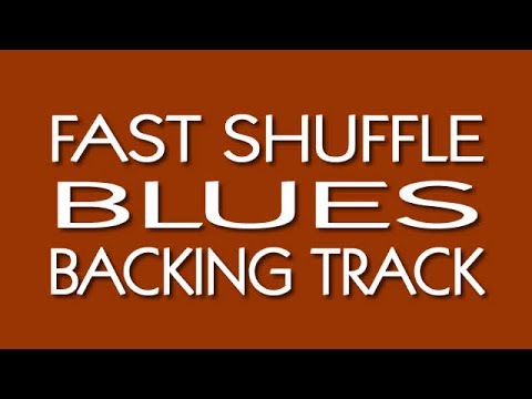 FAST SHUFFLE Blues Backing Track in G