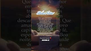 Uma noite abençoada. Boa noite! #mensagem #deus #boanoite