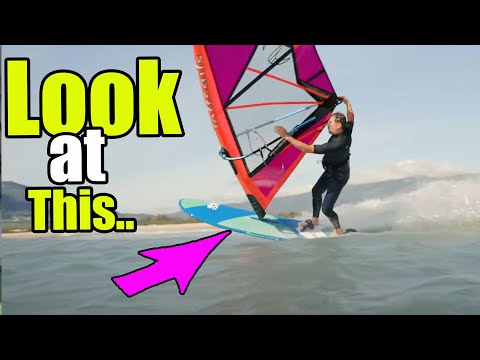 Mini Mal Windsurfing Board and Windsurfer LT -  Patrice Belbeoch/ Exocet Boards