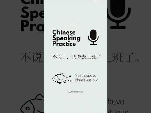 Chinese Speaking Practice