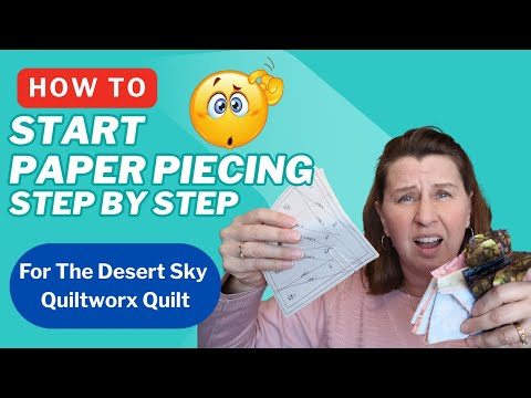 Paper Piecing Made Easy: How to Start Step by Step